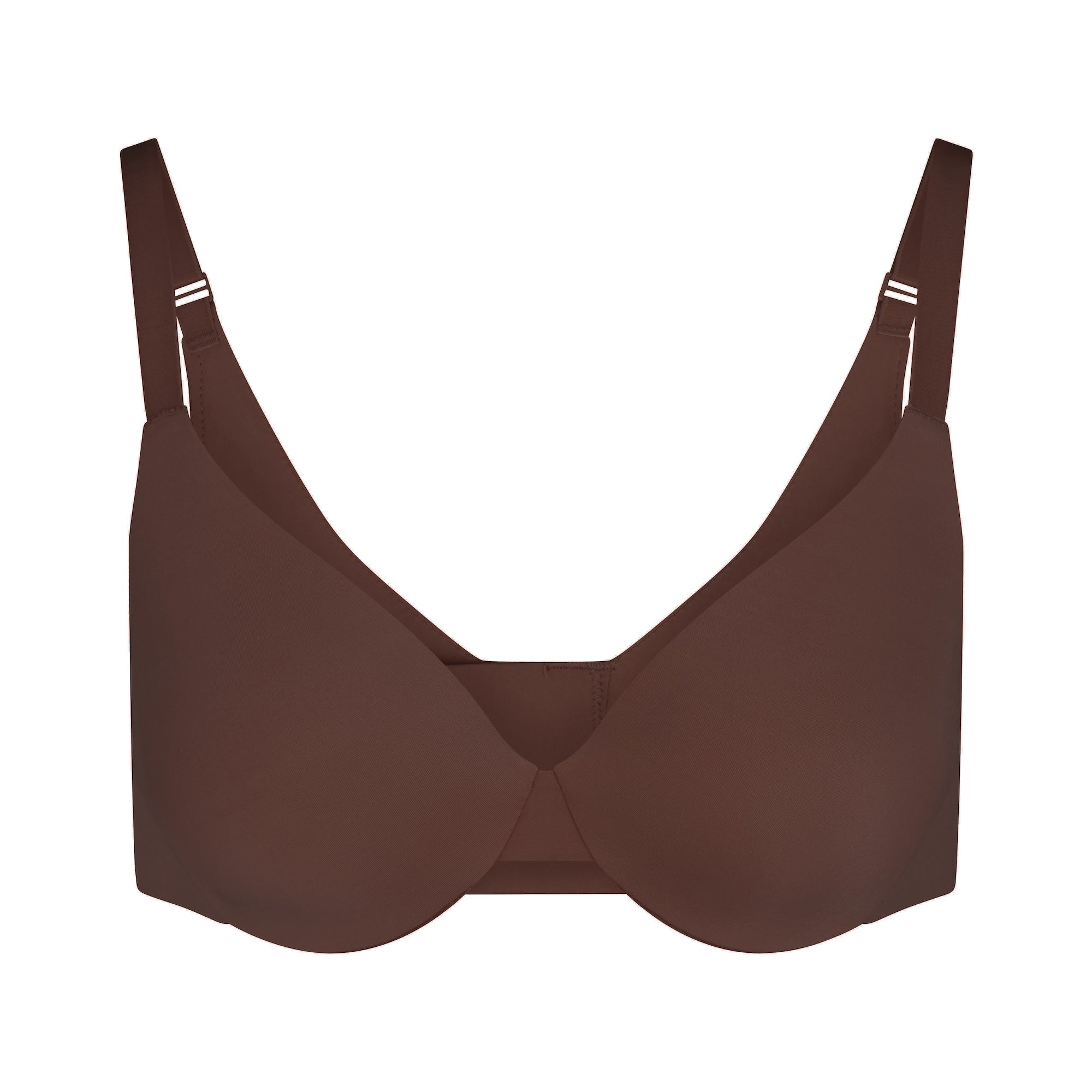 SMOOTHING INTIMATES FULL COVERAGE BRA | COCOA (MENS BUNDLES) FLAT ON A WHITE BACKGROUND | FLT