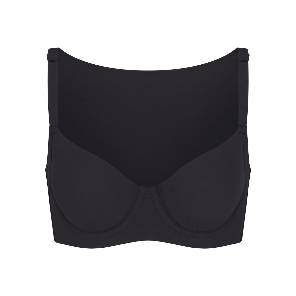 FITS EVERYBODY BACK SMOOTHING FULL COVERAGE BRA | ONYX (FULL COVERAGE BRAS) FLAT ON A WHITE BACKGROUND | FLT