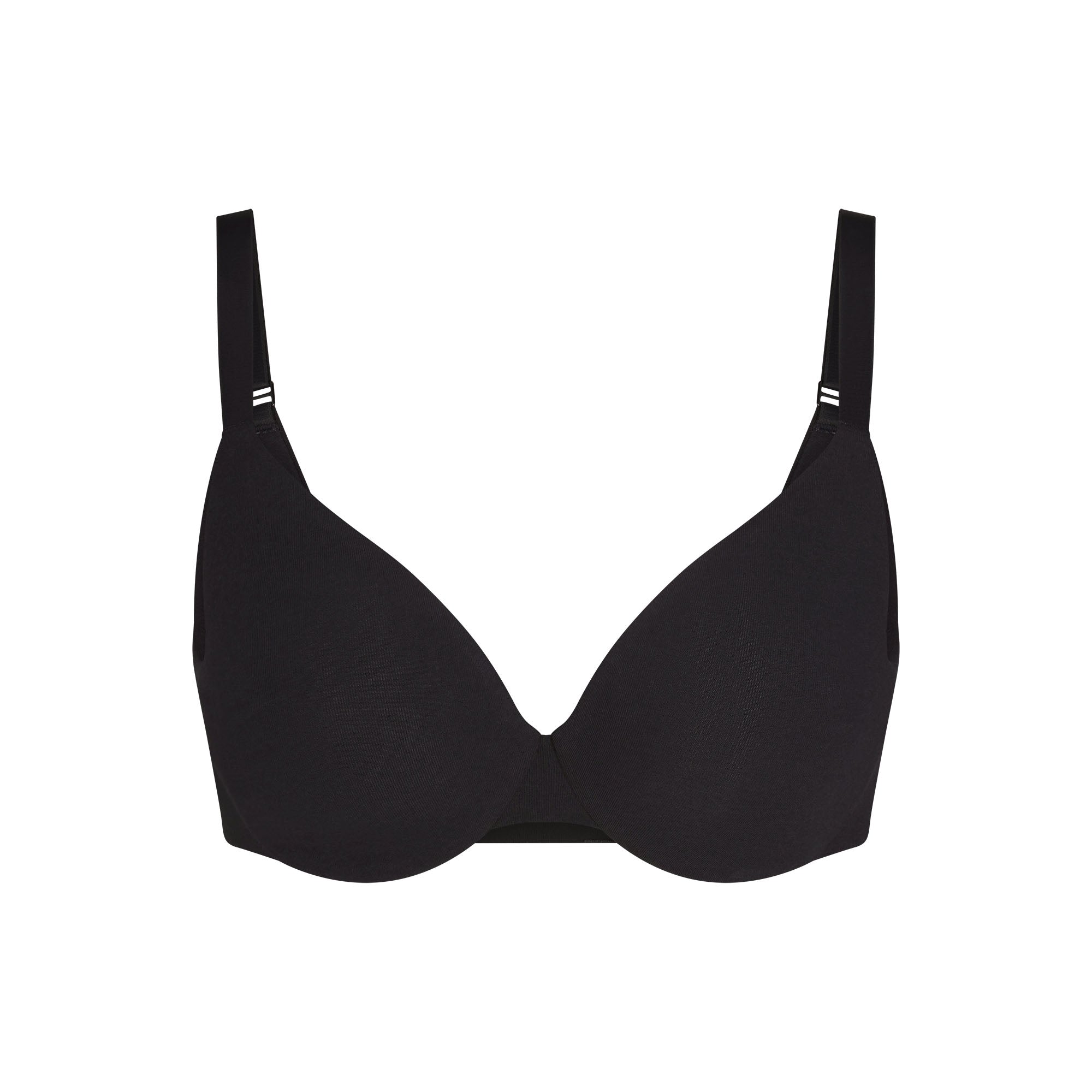 EVERYDAY COTTON FULL COVERAGE BRA | ONYX FLAT ON A WHITE BACKGROUND | FLT