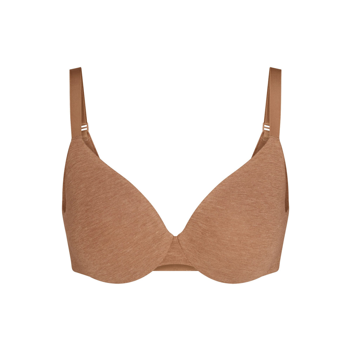 EVERYDAY COTTON FULL COVERAGE BRA | SIENNA HEATHER FLAT ON A WHITE BACKGROUND | FLT
