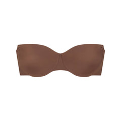 SMOOTHING INTIMATES STRAPLESS BRA | COCOA FLAT ON A WHITE BACKGROUND | FLT