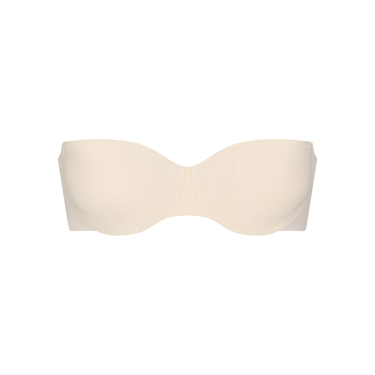 SMOOTHING INTIMATES STRAPLESS BRA | SAND FLAT ON A WHITE BACKGROUND | FLT