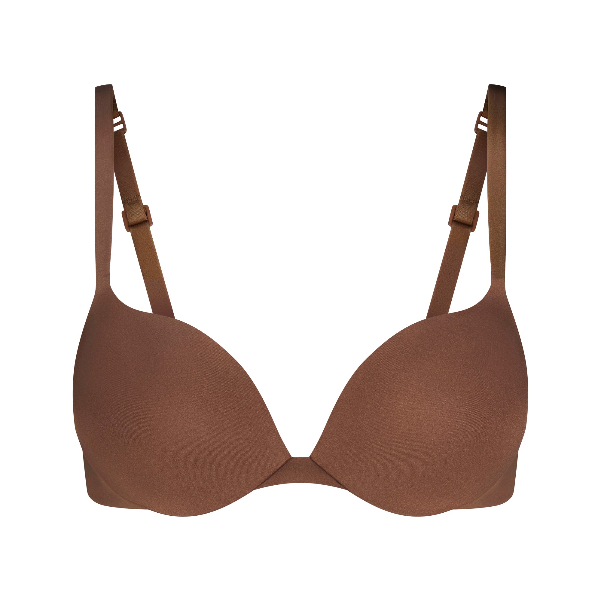 SKIMS ULTIMATE TEARDROP T-SHIRT BRA | JASPER FLAT ON A WHITE BACKGROUND | FLT
