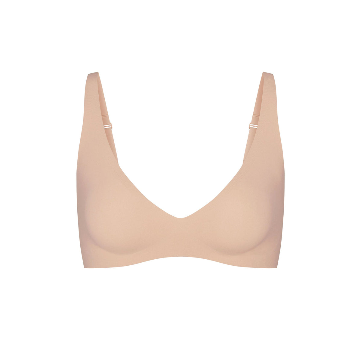 NAKED PLUNGE BRALETTE | MICA (PLUNGE BRALETTES) LAYS FLAT ON A WHITE BACKGROUND | FLT