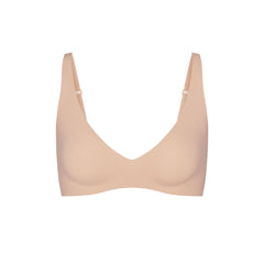 NAKED PLUNGE BRALETTE | MICA (PLUNGE BRALETTES) LAYS FLAT ON A WHITE BACKGROUND | FLT
