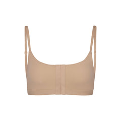 ADAPTIVE FITS EVERYBODY SCOOP BRALETTE | CLAY (ADAPTIVE BRALETTES) LAYS FLAT ON A WHITE BACKGROUND | FLT