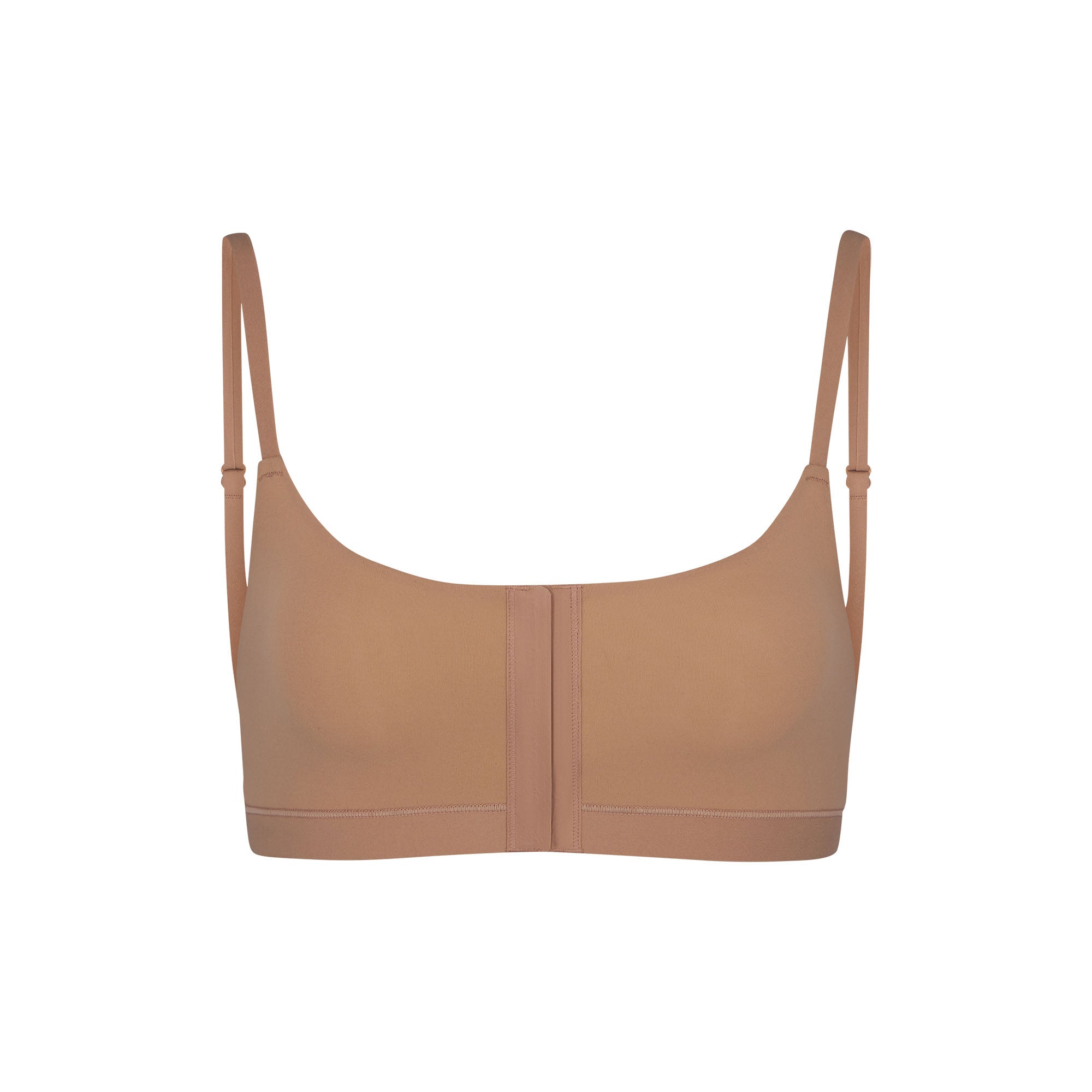 ADAPTIVE FITS EVERYBODY SCOOP BRALETTE | SIENNA (ADAPTIVE BRALETTES) LAYS FLAT ON A WHITE BACKGROUND | FLT