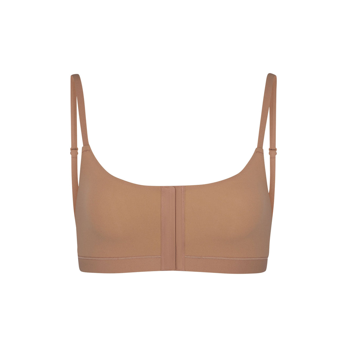 ADAPTIVE FITS EVERYBODY SCOOP BRALETTE | SIENNA (ADAPTIVE BRALETTES) LAYS FLAT ON A WHITE BACKGROUND | FLT