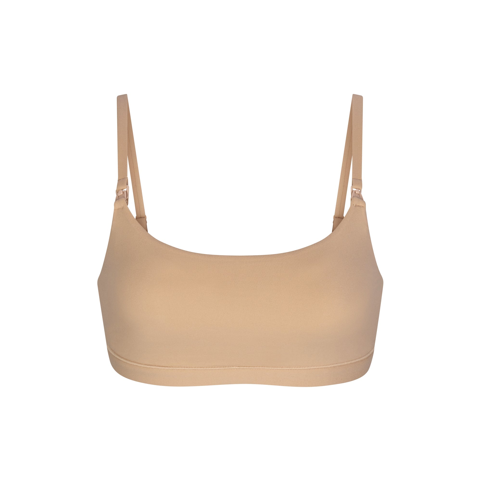 FITS EVERYBODY MATERNITY NURSING SCOOP BRALETTE FLAT ON A WHITE BACKGROUND | FLT