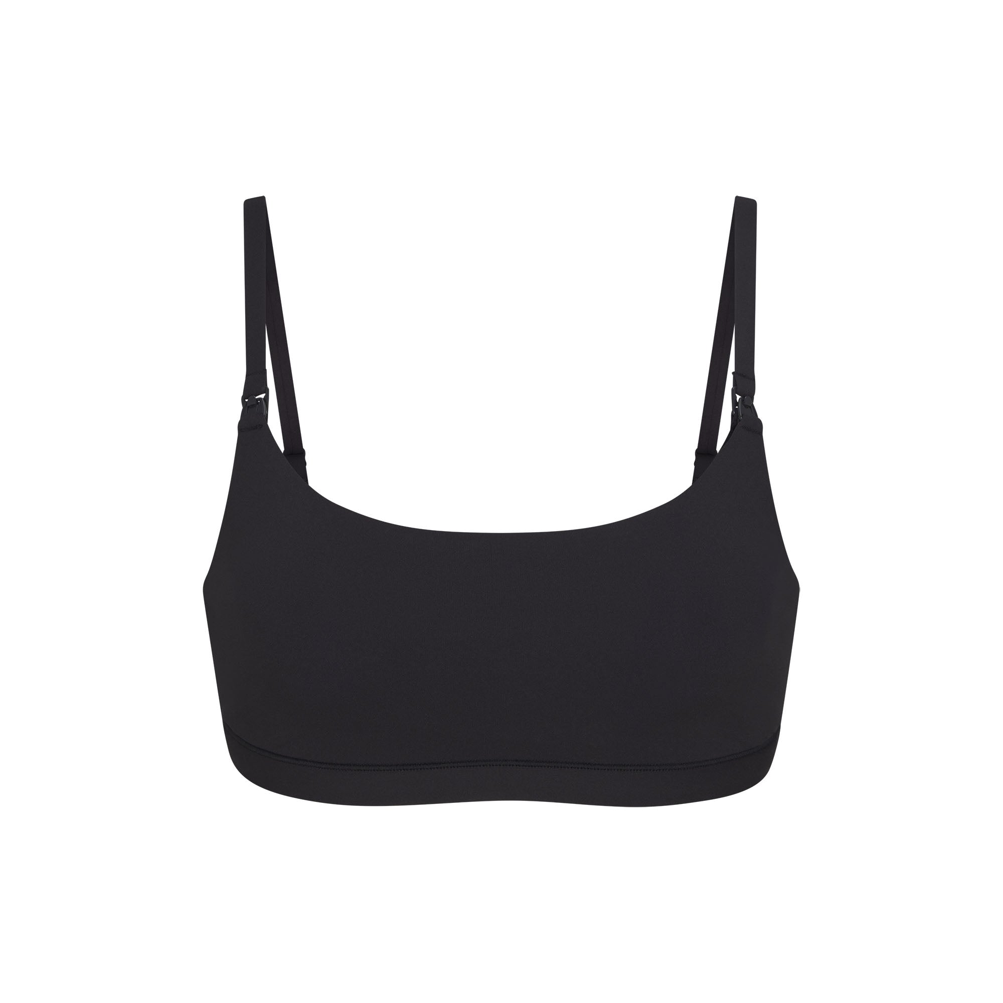 FITS EVERYBODY MATERNITY NURSING SCOOP BRALETTE LAYS FLAT ON A WHITE BACKGROUND | FLT