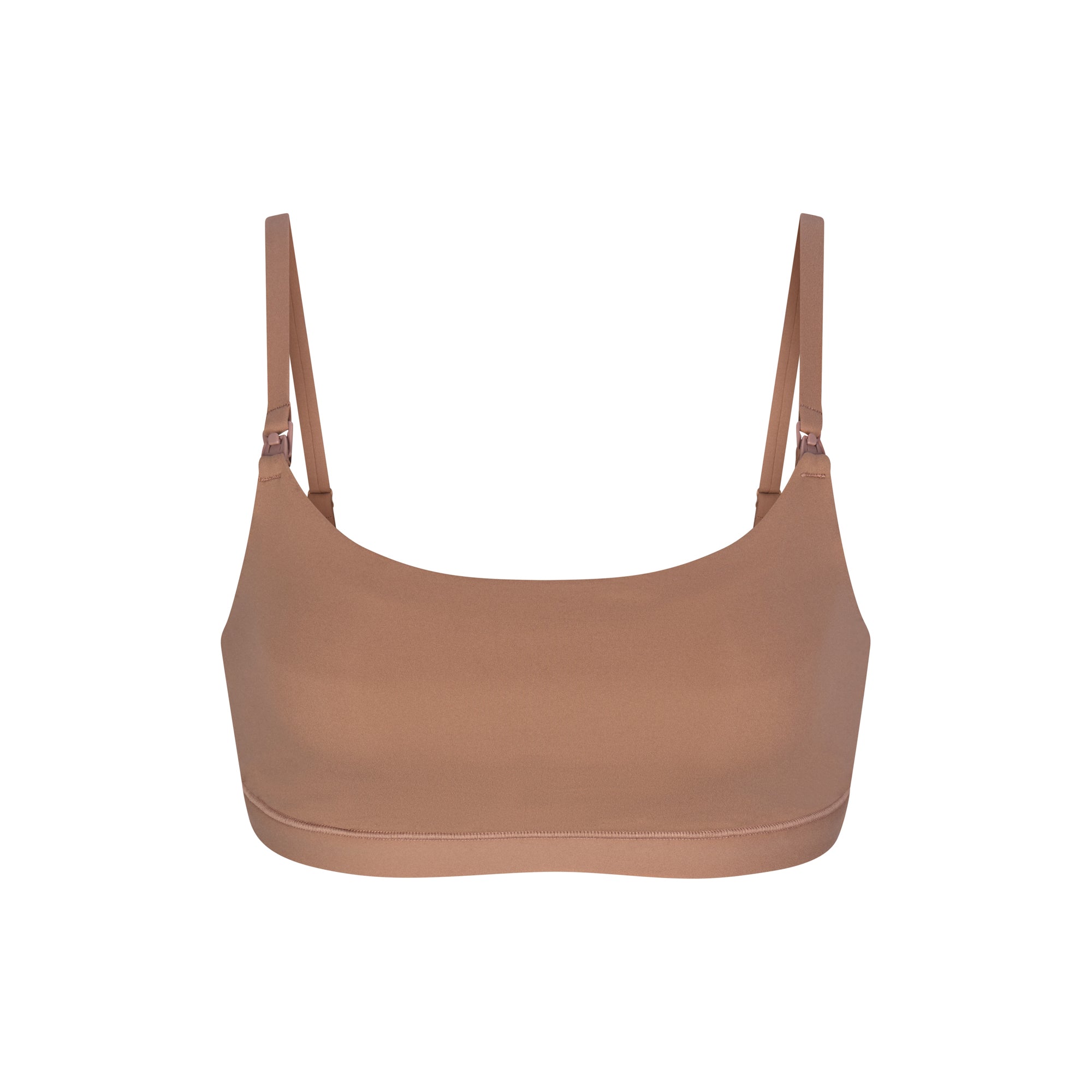 FITS EVERYBODY MATERNITY NURSING SCOOP BRALETTE FLAT ON A WHITE BACKGROUND | FLT