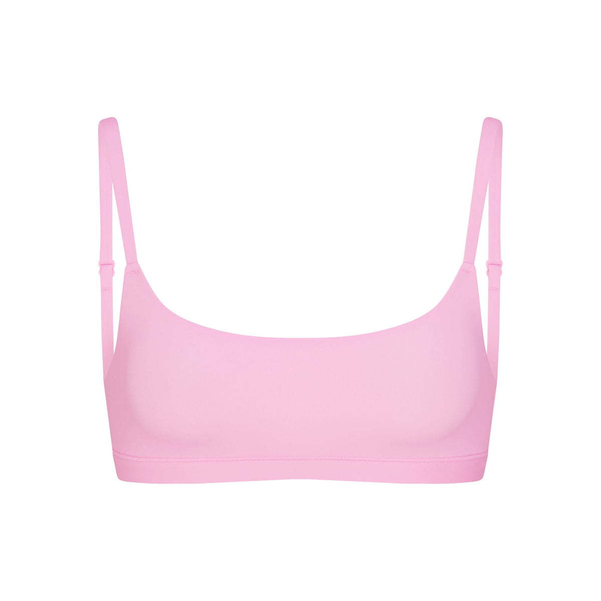 FITS EVERYBODY SCOOP BRALETTE | BUBBLEGUM FLAT ON A WHITE BACKGROUND | FLT