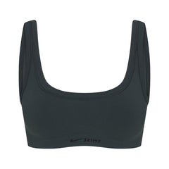 NikeSKIMS VINTAGE SEAMLESS SCOOP NECK BRA | DARK TEAL FLAT ON A WHITE BACKGROUND | FLT