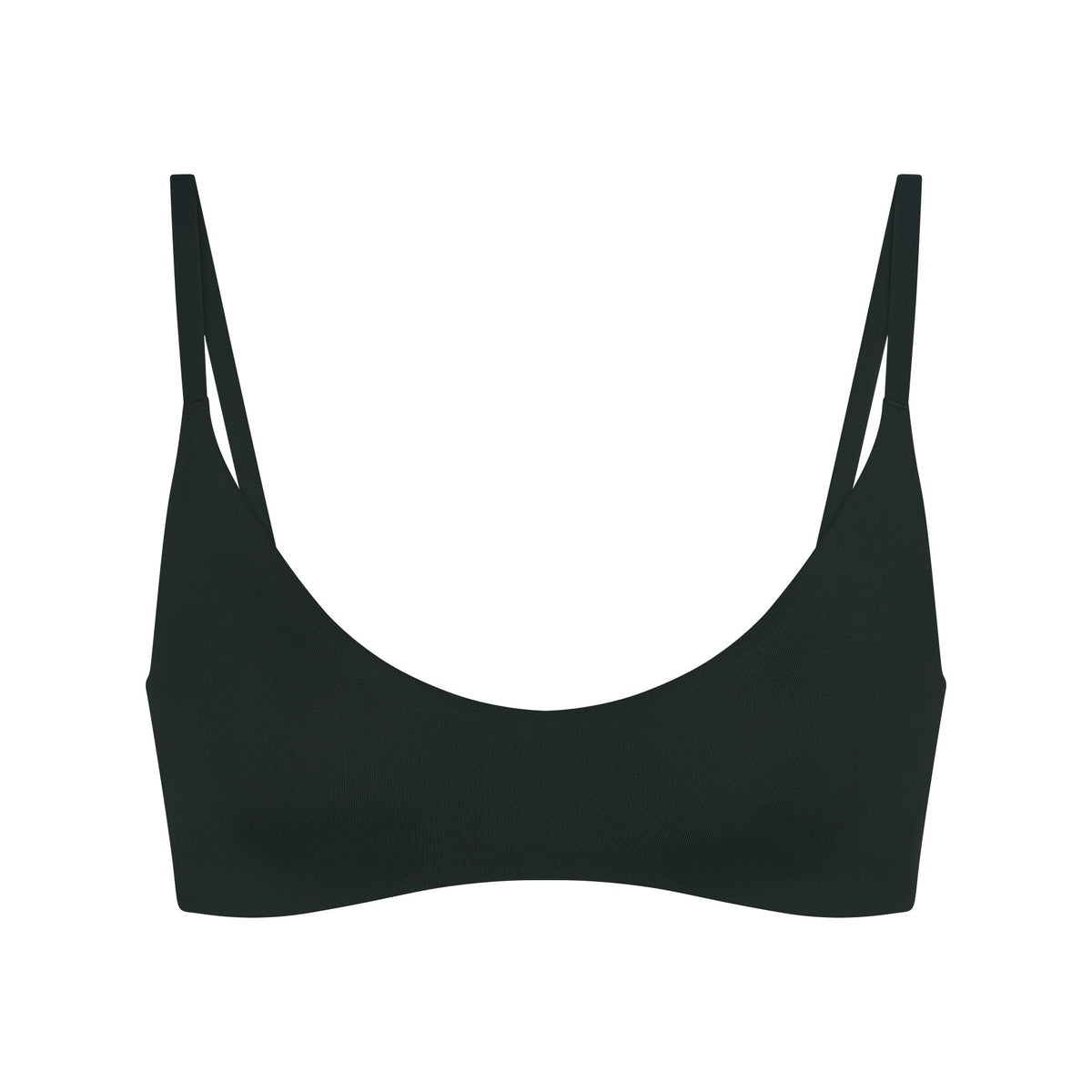 NikeSKIMS MATTE MICRO SCOOP BRA | DARK TEAL FLAT ON A WHITE BACKGROUND | FLT