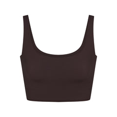 NikeSKIMS SHINE SCOOP NECK BRA TOP | PHOENIX FLAT ON A WHITE BACKGROUND | FLT