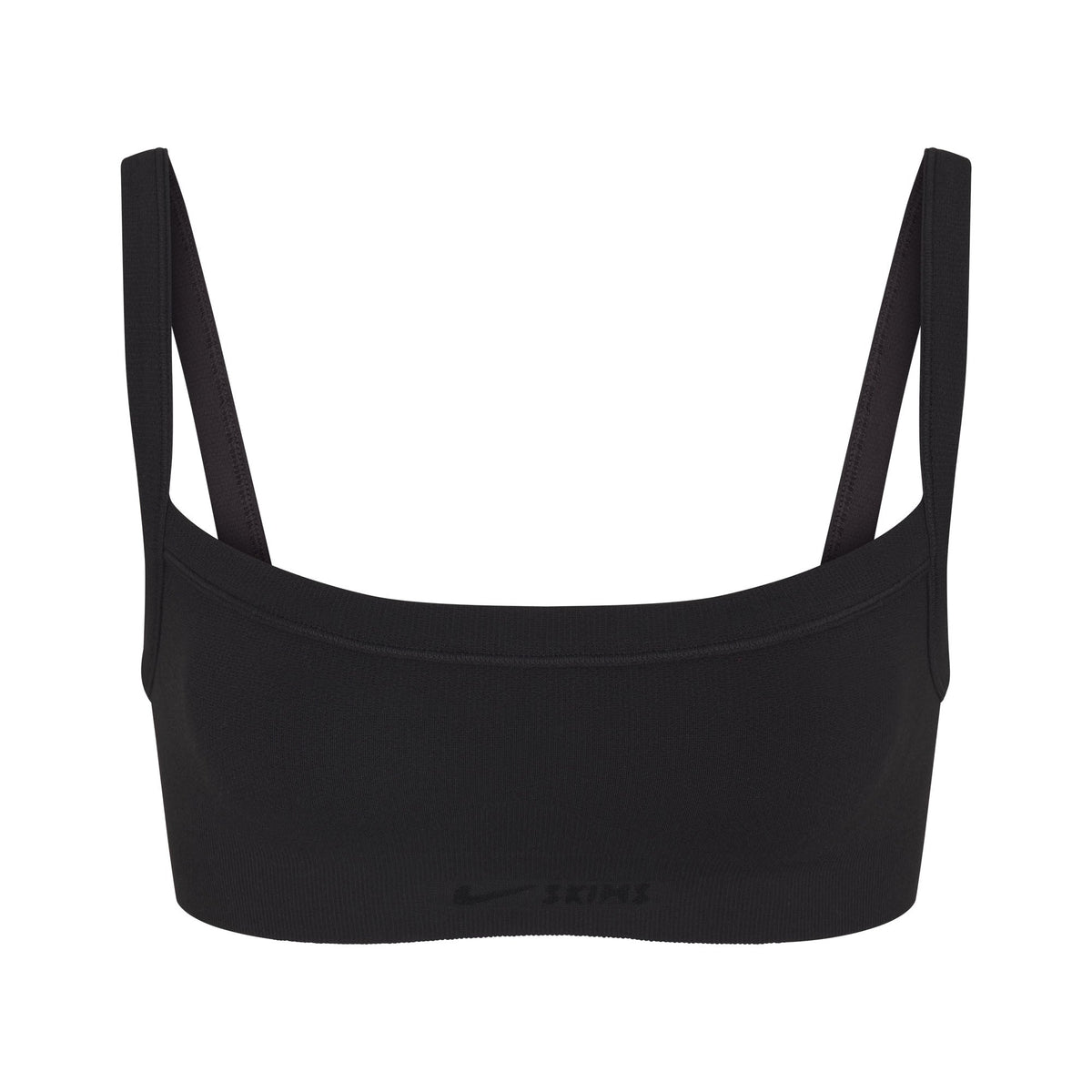 NikeSKIMS VINTAGE SEAMLESS CAMI BRA | OBSIDIAN FLAT ON A WHITE BACKGROUND | FLT