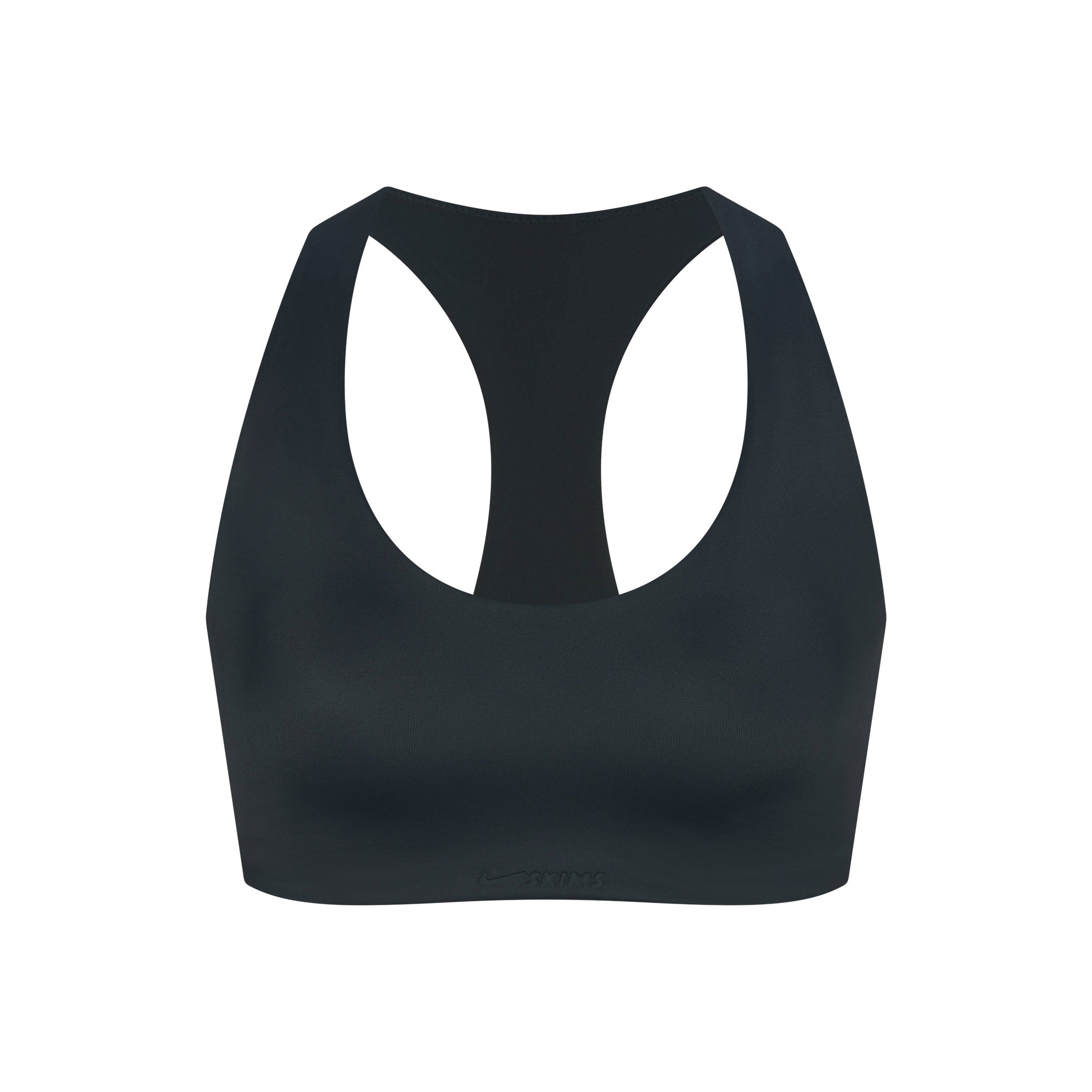 NikeSKIMS SHINE RACER BACK BRA | DARK TEAL FLAT ON A WHITE BACKGROUND | FLT
