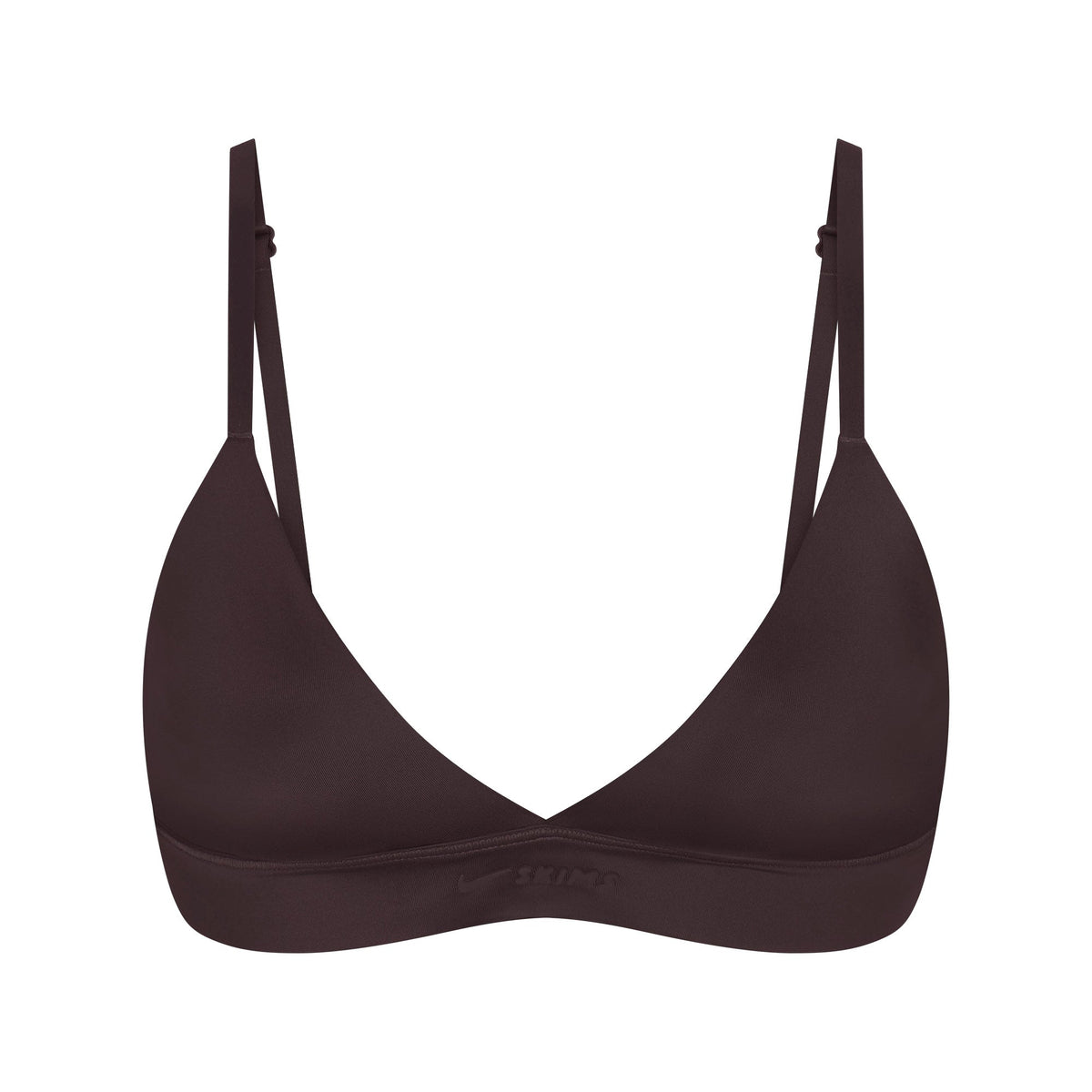 NikeSKIMS SHINE TRIANGLE BRA | PHOENIX FLAT ON A WHITE BACKGROUND | FLT