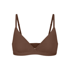FITS EVERYBODY CROSSOVER BRALETTE | JASPER (TRIANGLE BRALETTES) LAYS FLAT ON A WHITE BACKGROUND | FLT