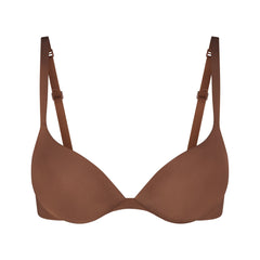 SKIMS ULTIMATE BRA TEARDROP PUSH-UP BRA | JASPER (PLUNGE BRAS) LAYS FLAT ON A WHITE BACKGROUND | FLT