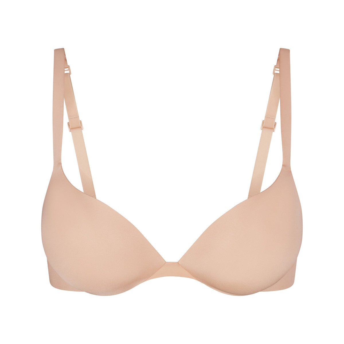 SKIMS ULTIMATE BRA TEARDROP PUSH-UP BRA | MICA (PLUNGE BRAS) LAYS FLAT ON A WHITE BACKGROUND | FLT