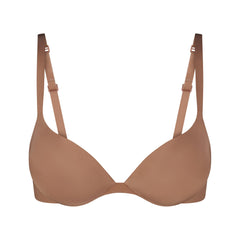 SKIMS ULTIMATE BRA TEARDROP PUSH-UP BRA | SIENNA (PLUNGE BRAS) LAYS FLAT ON A WHITE BACKGROUND | FLT