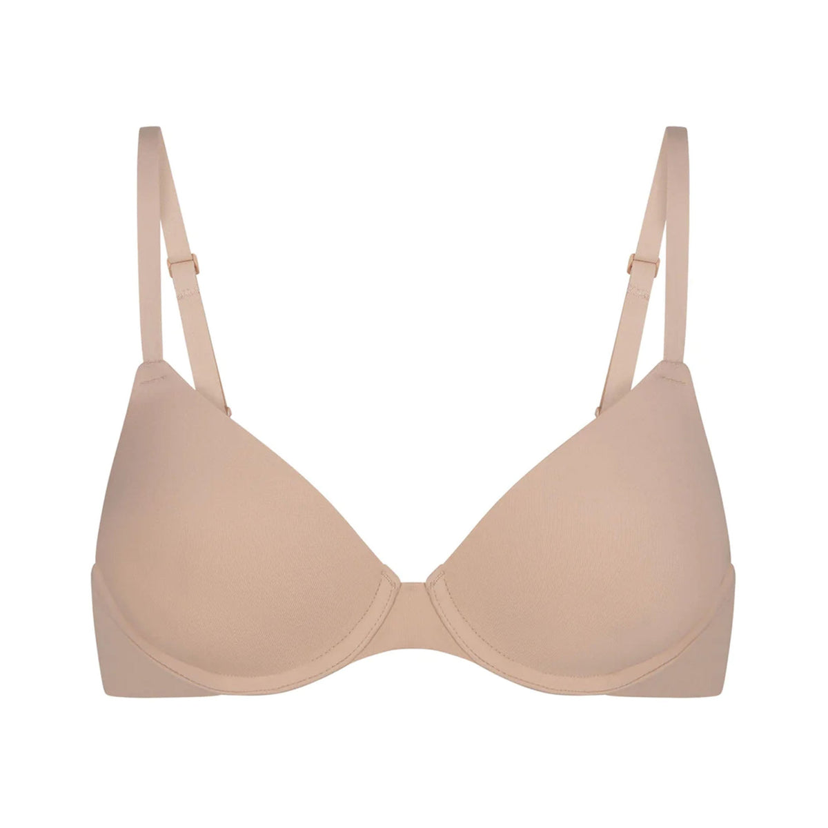 FITS EVERYBODY T-SHIRT BRA | MICA (DEMI BRAS) LAYS FLAT ON A WHITE BACKGROUND | FLT