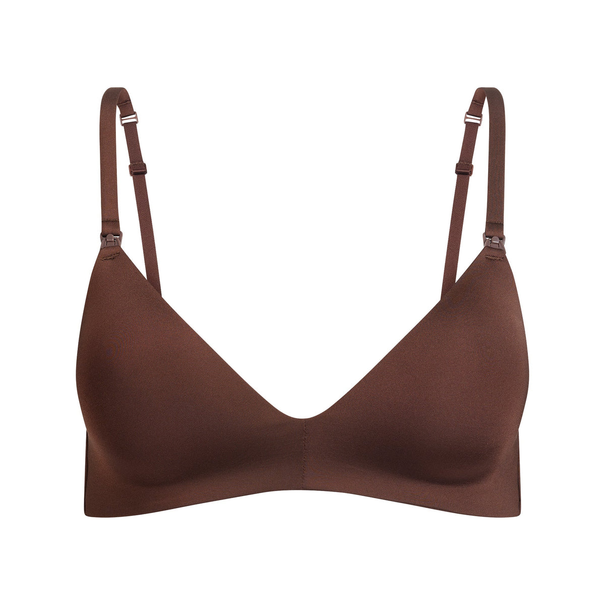 WIRELESS FORM MATERNITY NURSING BRA | COCOA FLAT ON A WHITE BACKGROUND | FLT