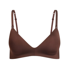 WIRELESS FORM MATERNITY NURSING BRA | COCOA FLAT ON A WHITE BACKGROUND | FLT