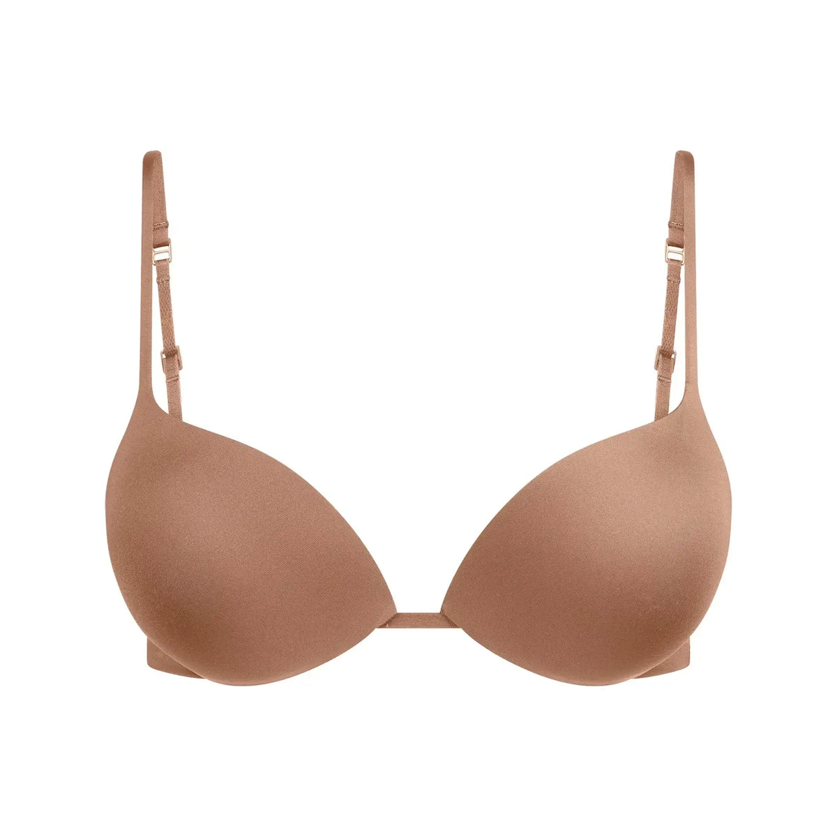 SKIMS ULTIMATE SUPER PUSH-UP BRA | SIENNA FLAT ON A WHITE BACKGROUND | FLT