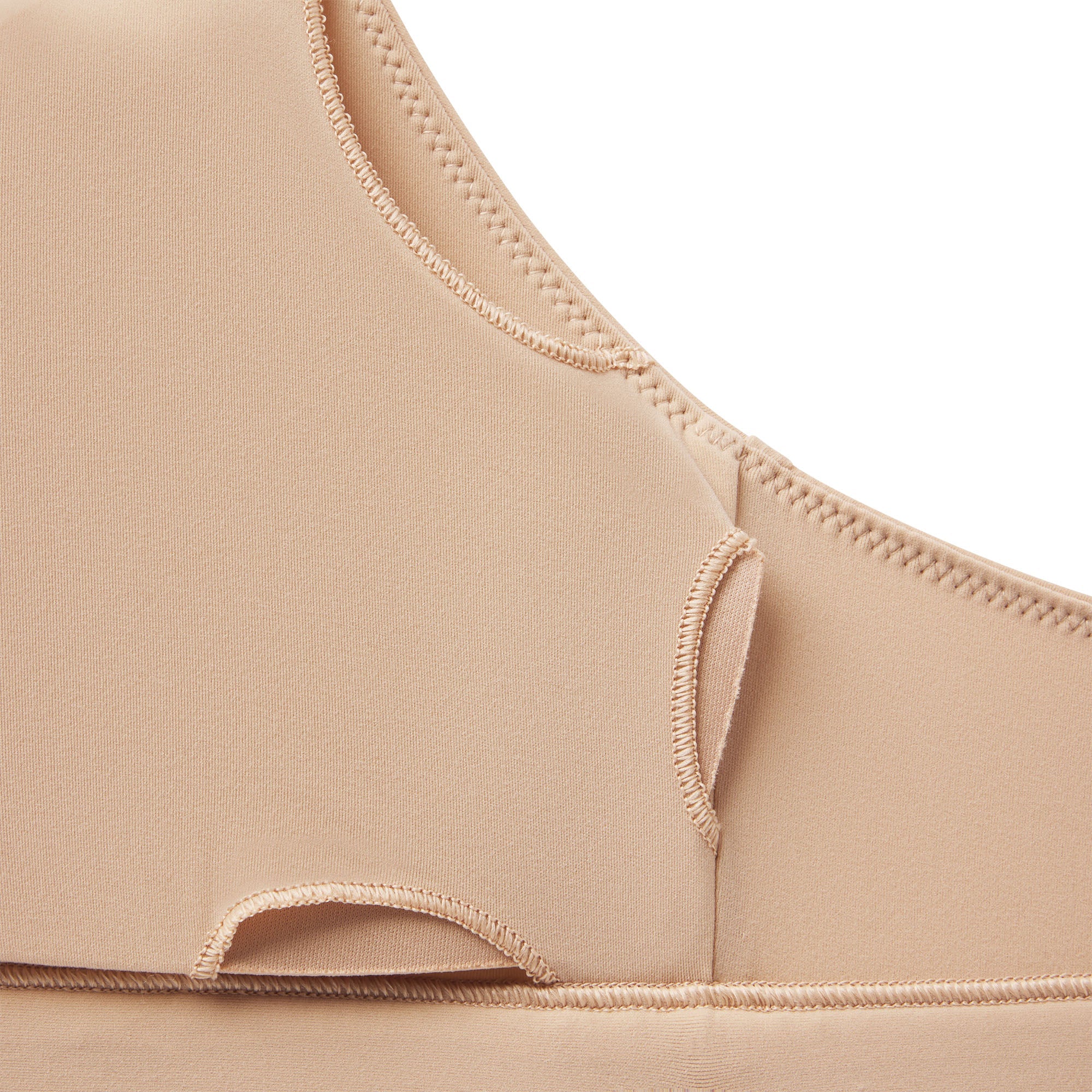 FITS EVERYBODY MASTECTOMY SCOOP BRALETTE | CLAY ADDITIONAL FABRIC DETAILS | about this fabric