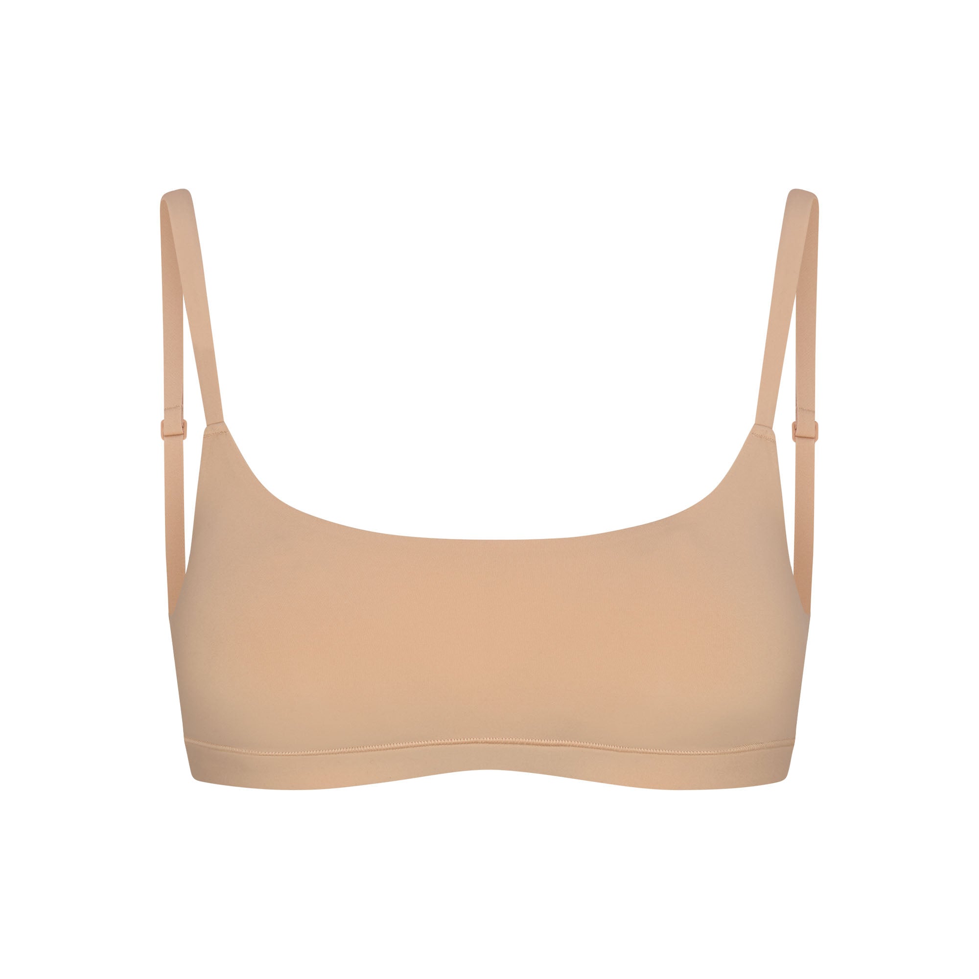 FITS EVERYBODY MASTECTOMY SCOOP BRALETTE | CLAY FLAT ON A WHITE BACKGROUND | @ | FOCUS: 0.9, 0.1, 0.7