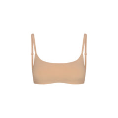 FITS EVERYBODY MASTECTOMY SCOOP BRALETTE | CLAY FLAT ON A WHITE BACKGROUND | @ | FOCUS: 0.9, 0.1, 0.7