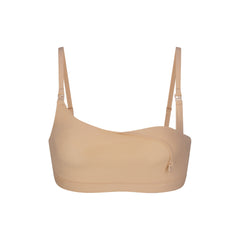 FITS EVERYBODY MATERNITY NURSING SCOOP BRALETTE | CLAY (MATERNITY BRALETTES) LAYS FLAT ON A WHITE BACKGROUND | FLT