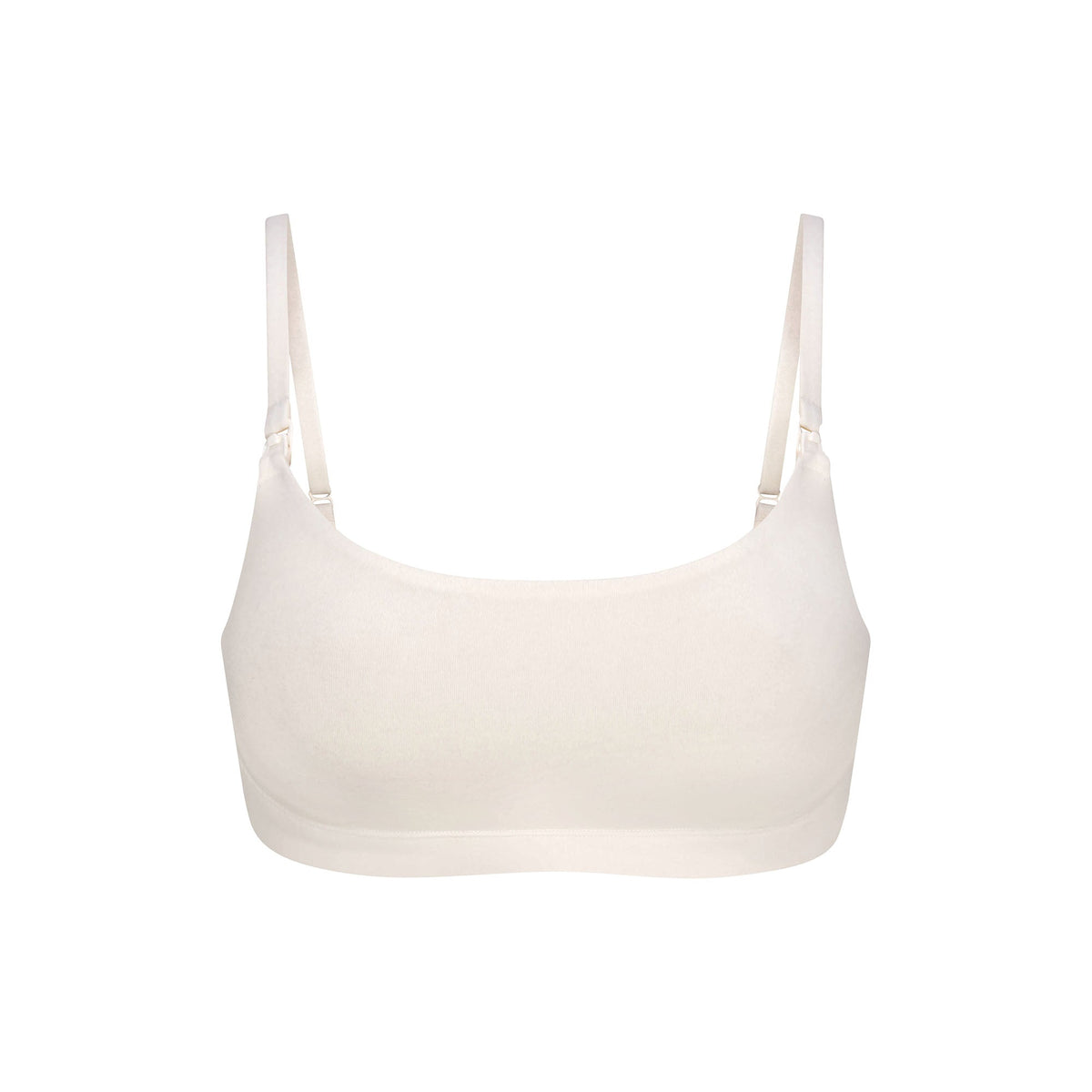 COTTON JERSEY MATERNITY NURSING SCOOP BRALETTE | MARBLE FLAT ON A WHITE BACKGROUND | FLT