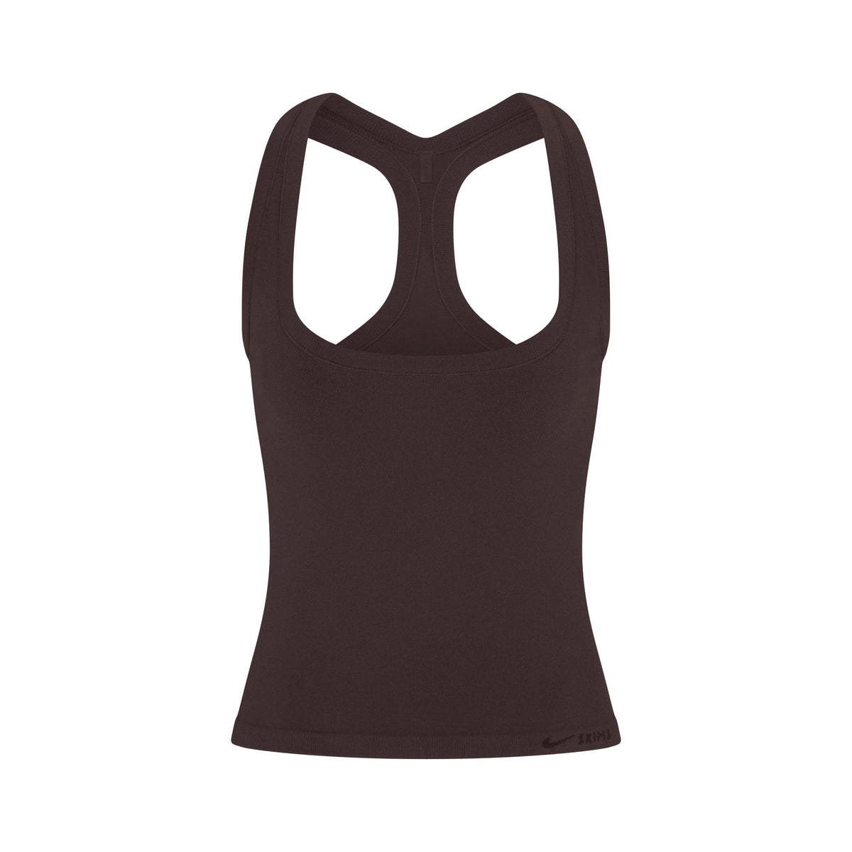 NikeSKIMS VINTAGE SEAMLESS RACER BACK TANK | PHOENIX FLAT ON A WHITE BACKGROUND | FLT