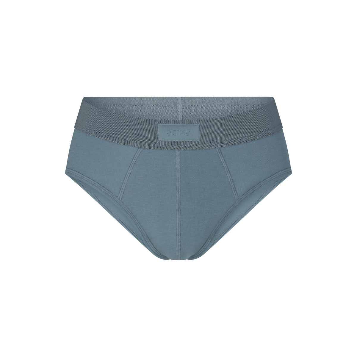 SKIMS COTTON MENS BRIEF | KYANITE (MENS BRIEFS, MENS UNDERWEAR) LAYS FLAT ON A WHITE BACKGROUND | FLT