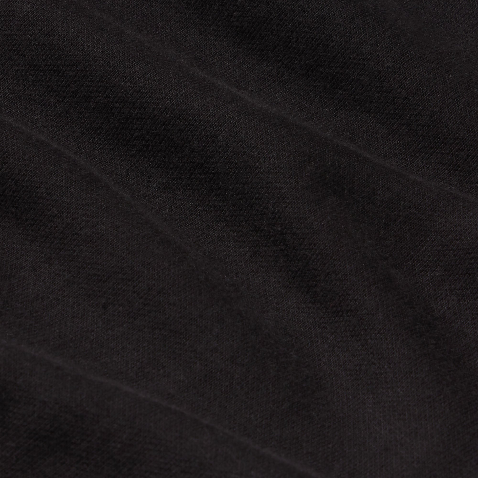 COTTON FLEECE OVERSIZED STRAIGHT LEG PANT | ONYX & LAYS FLAT ON A WHITE BACKGROUND | FLT