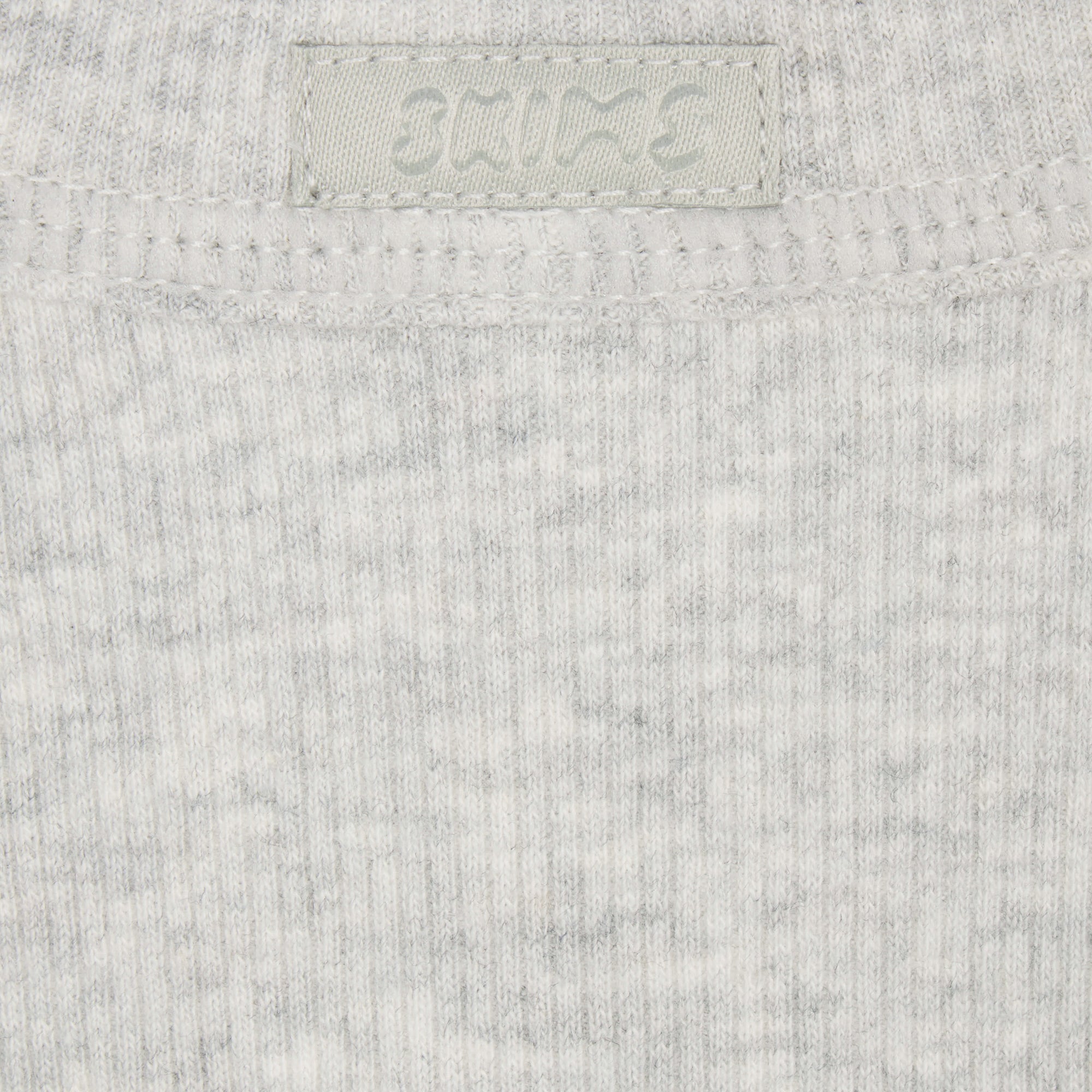 COTTON RIB TANK BODYSUIT | LIGHT HEATHER GREY ADDITIONAL FABRIC DETAILS | about this fabric 