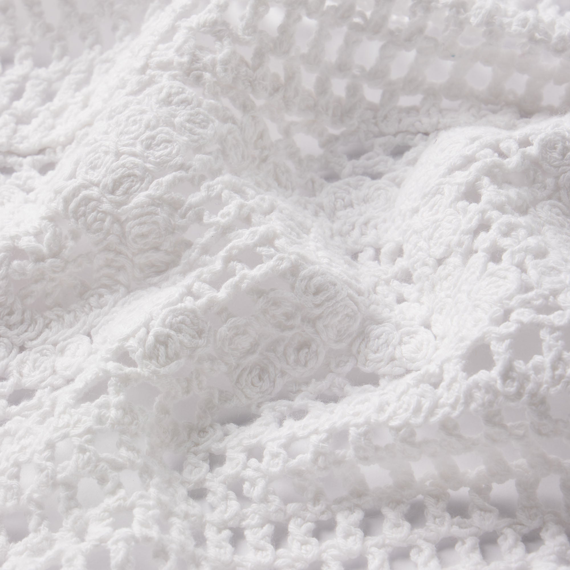CROCHET COVER-UPS TANK DRESS | SNOW ADDITIONAL FABRIC DETAILS