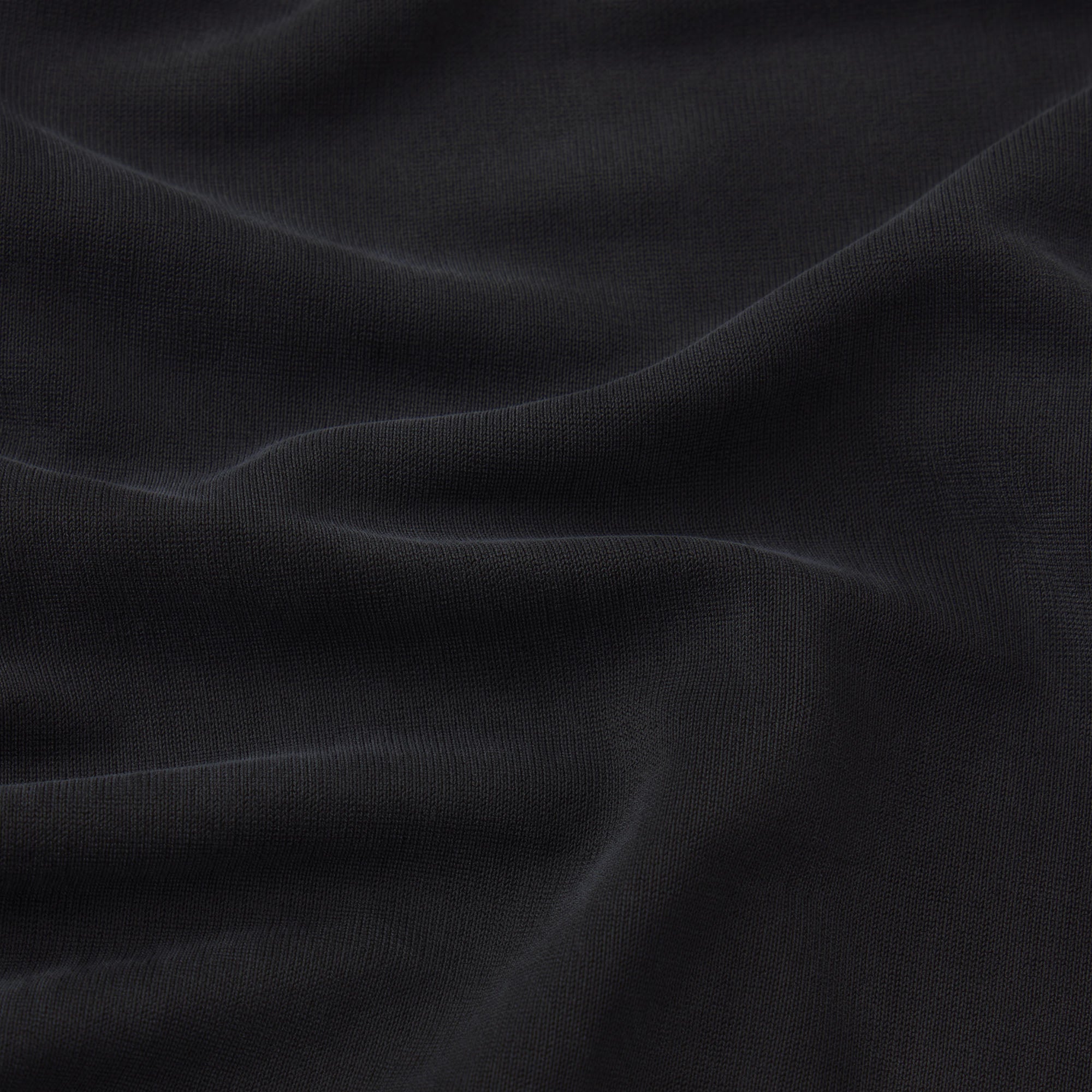 CUPRO JERSEY RUCHED LONG DRESS | OBSIDIAN ADDITIONAL FABRIC DETAILS
