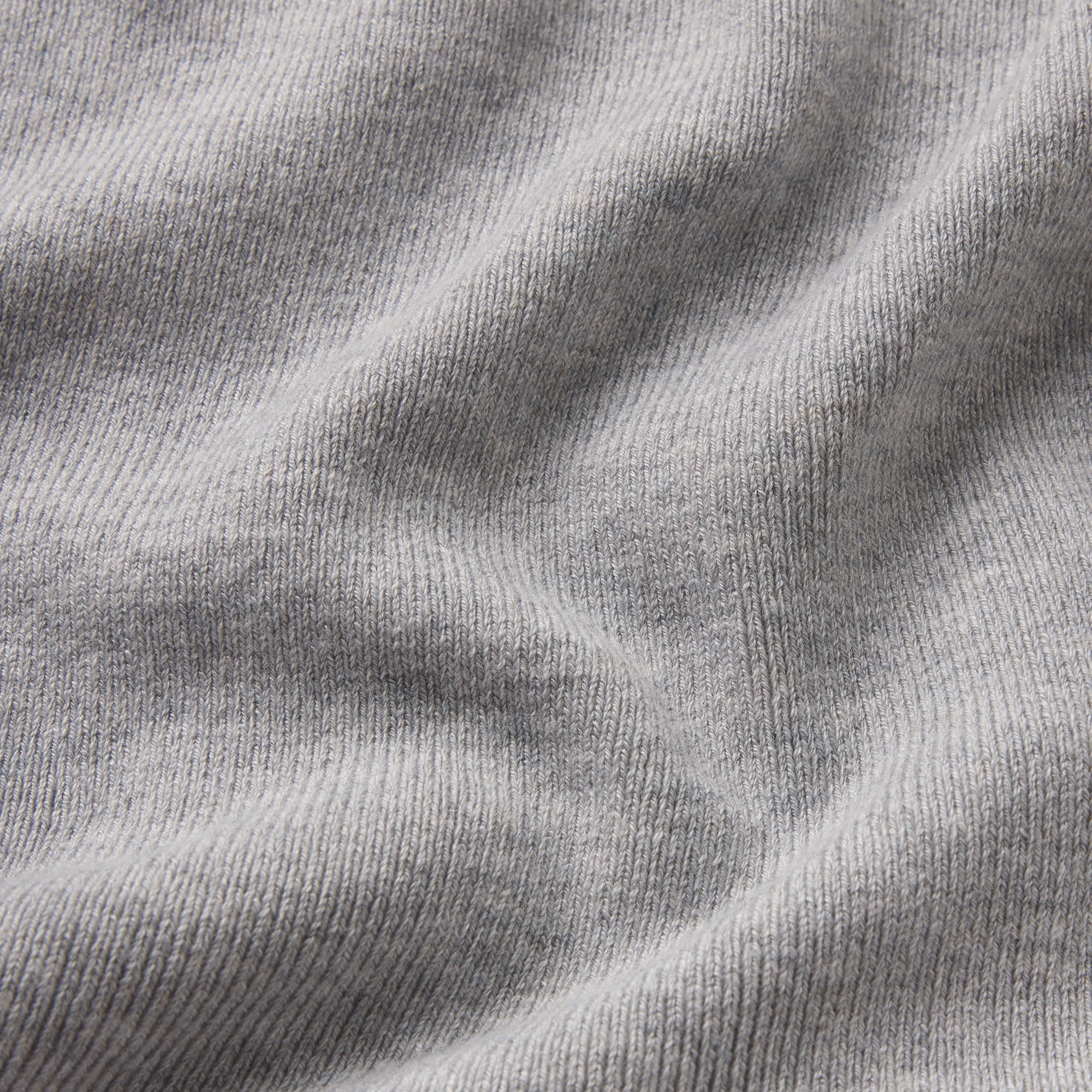 ESSENTIAL SWEATERS FOLDOVER PANT  | MID HEATHER GREY & LAYS FLAT ON A WHITE BACKGROUND | FLT