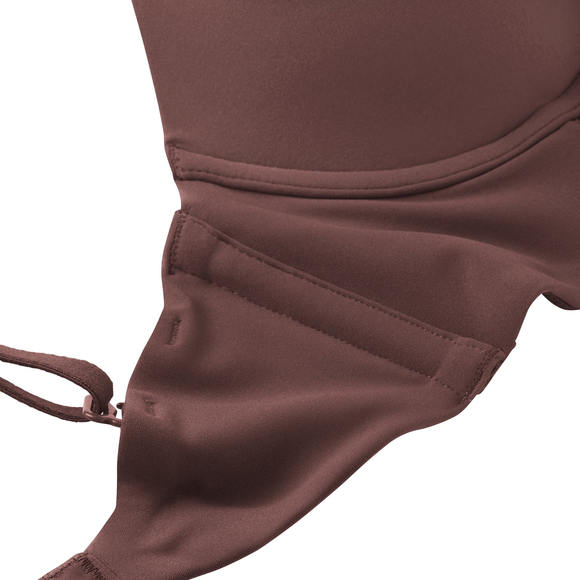 FITS EVERYBODY LOW BACK LONGLINE BRA | COCOA ADDITIONAL FABRIC DETAILS