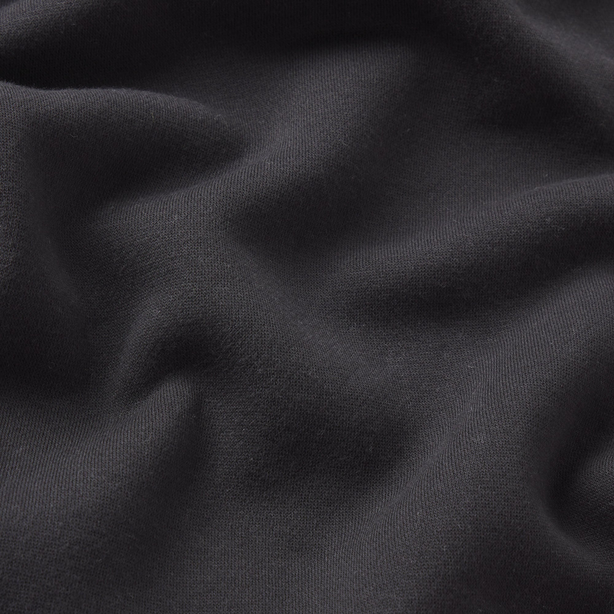 FLEECE LOUNGE MENS CLASSIC HOODIE | WASHED ONYX ADDITIONAL FABRIC DETAILS