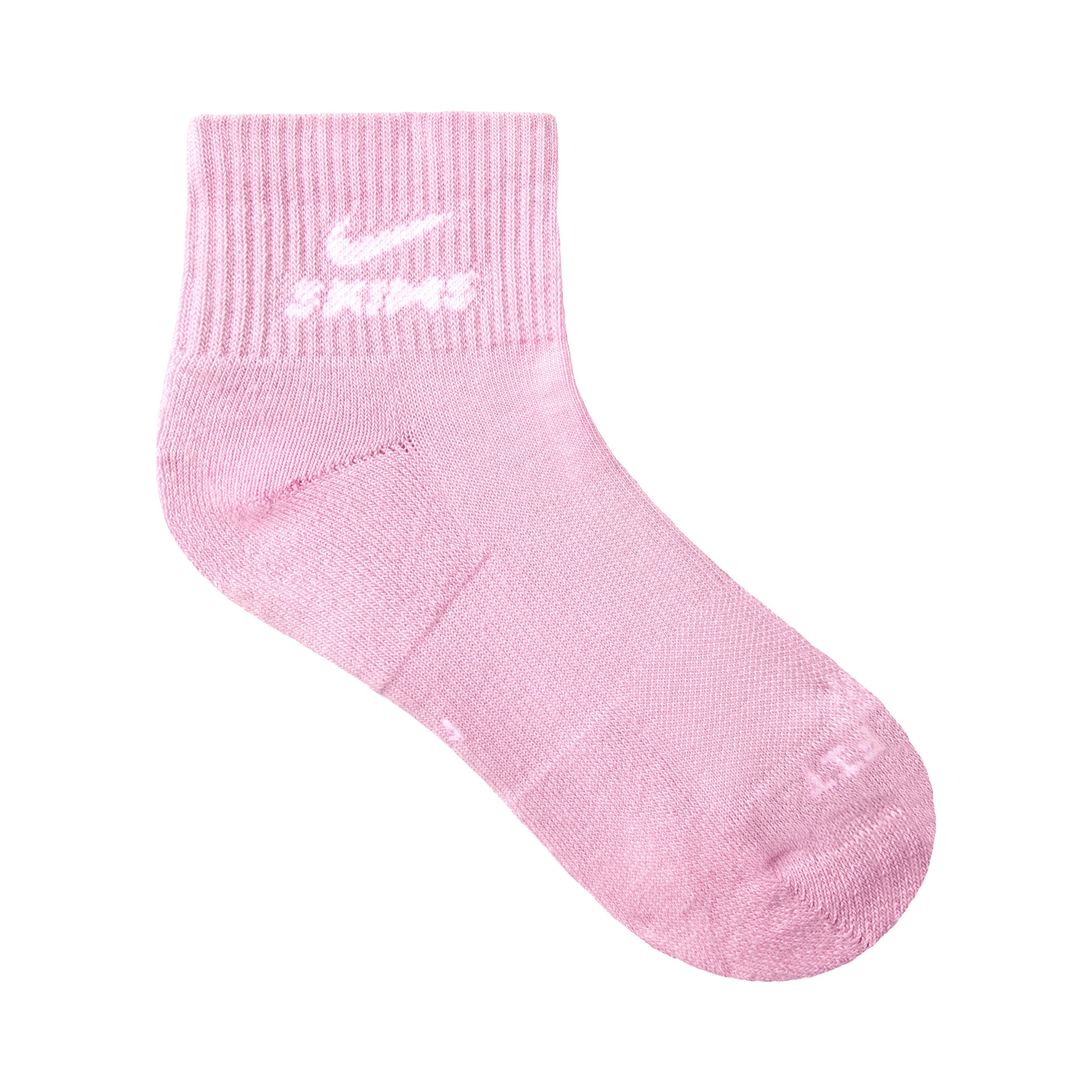 NikeSKIMS ACCESSORIES DRI-FIT QUARTER CREW SOCK 3-PACK | BUBBLE GUM MULTION A MODEL 