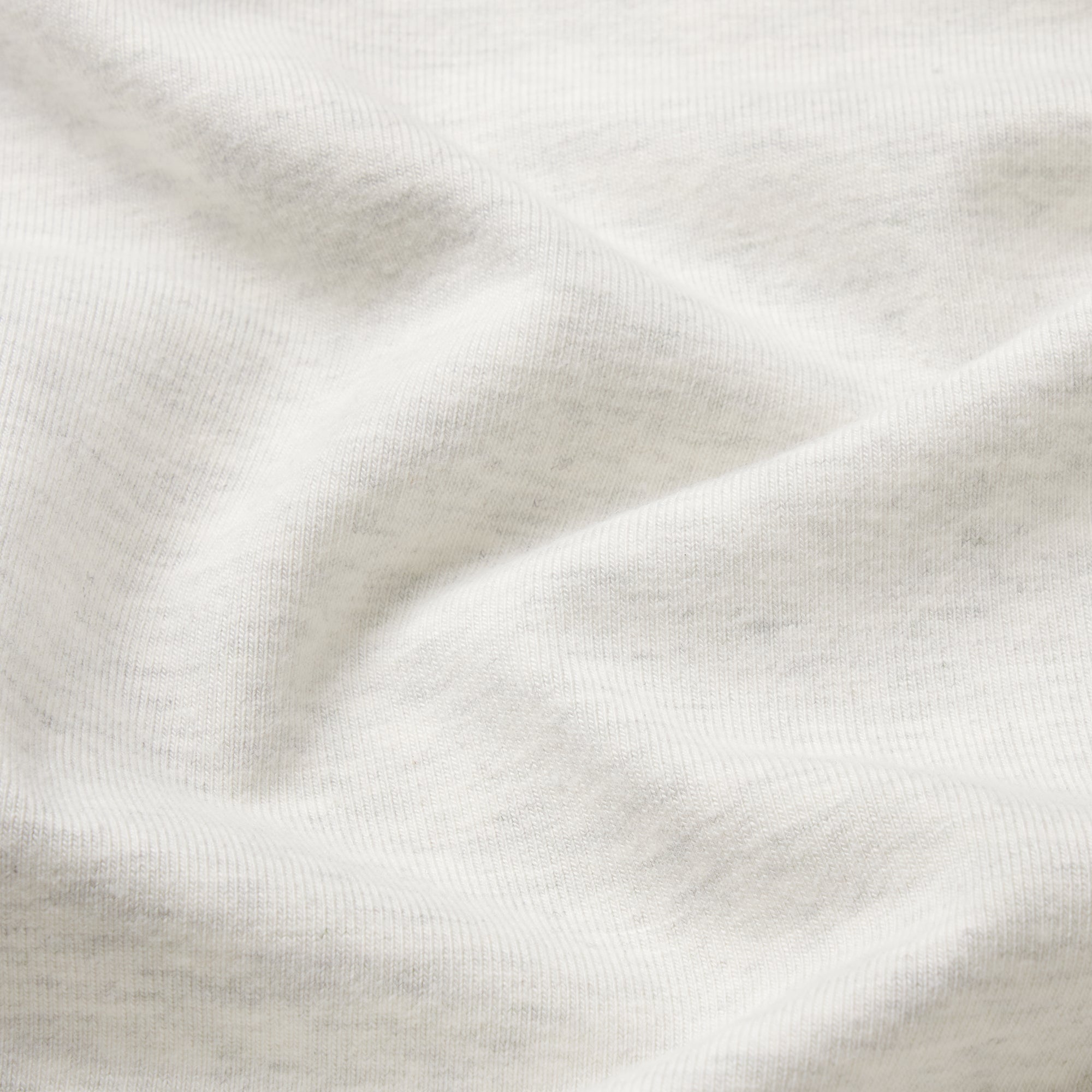 JERSEY LOUNGE MENS RELAXED SHORT | CHALK HEATHER ADDITIONAL FABRIC DETAILS