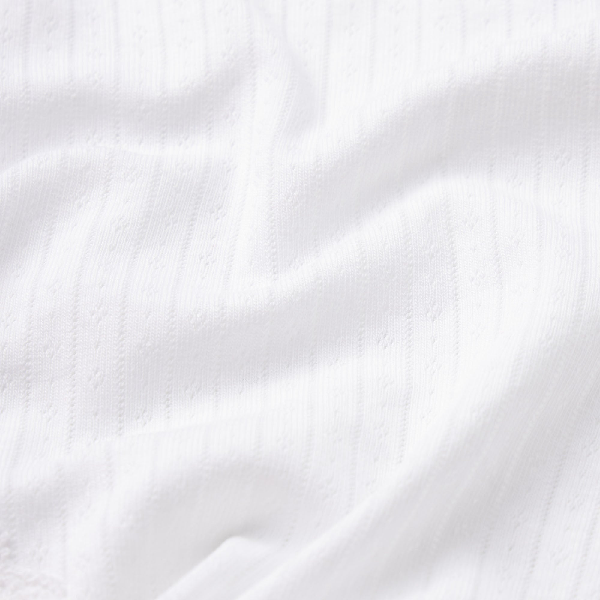 LIGHTWEIGHT COTTON POINTELLE LACE BRIEF | SNOW ADDITIONAL FABRIC DETAILS