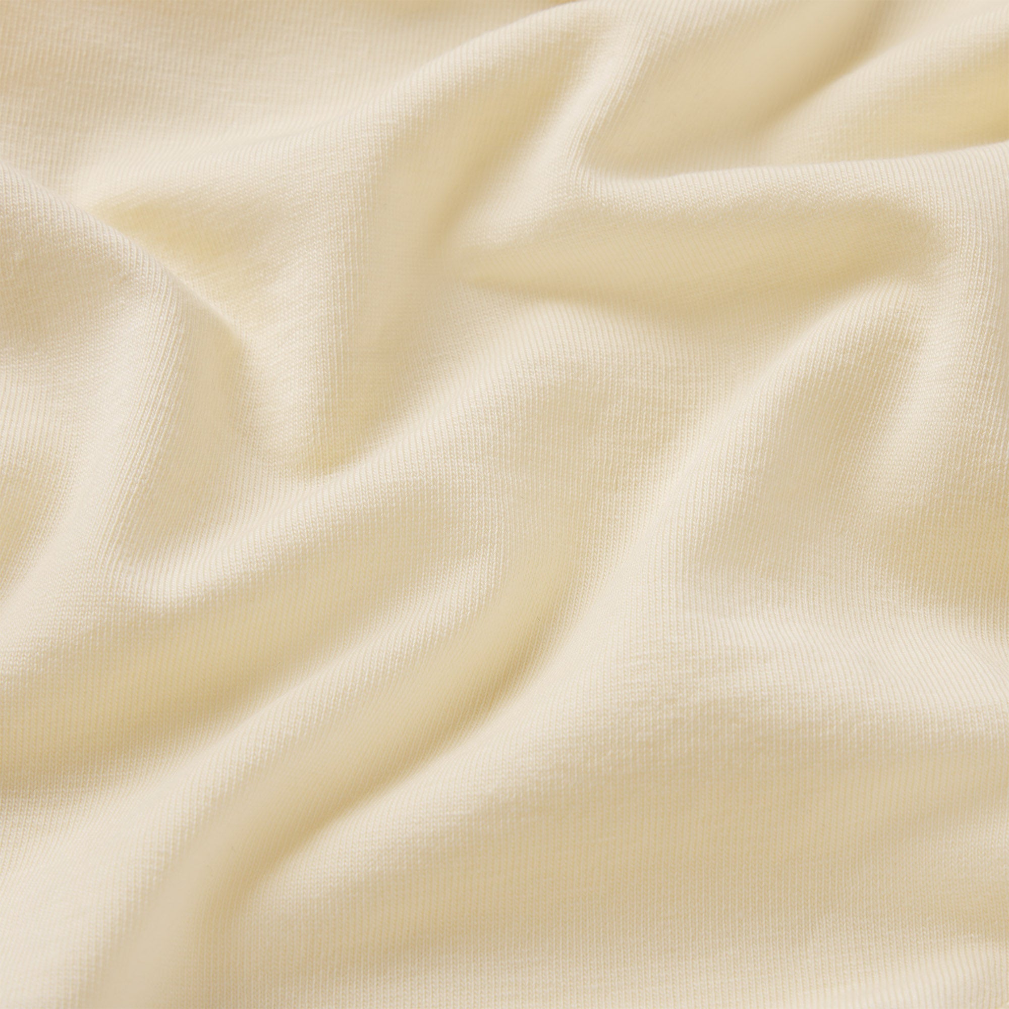 LIGHTWEIGHT COTTON STRAIGHT NECK BRALETTE | BUTTER TONAL ADDITIONAL FABRIC DETAILS