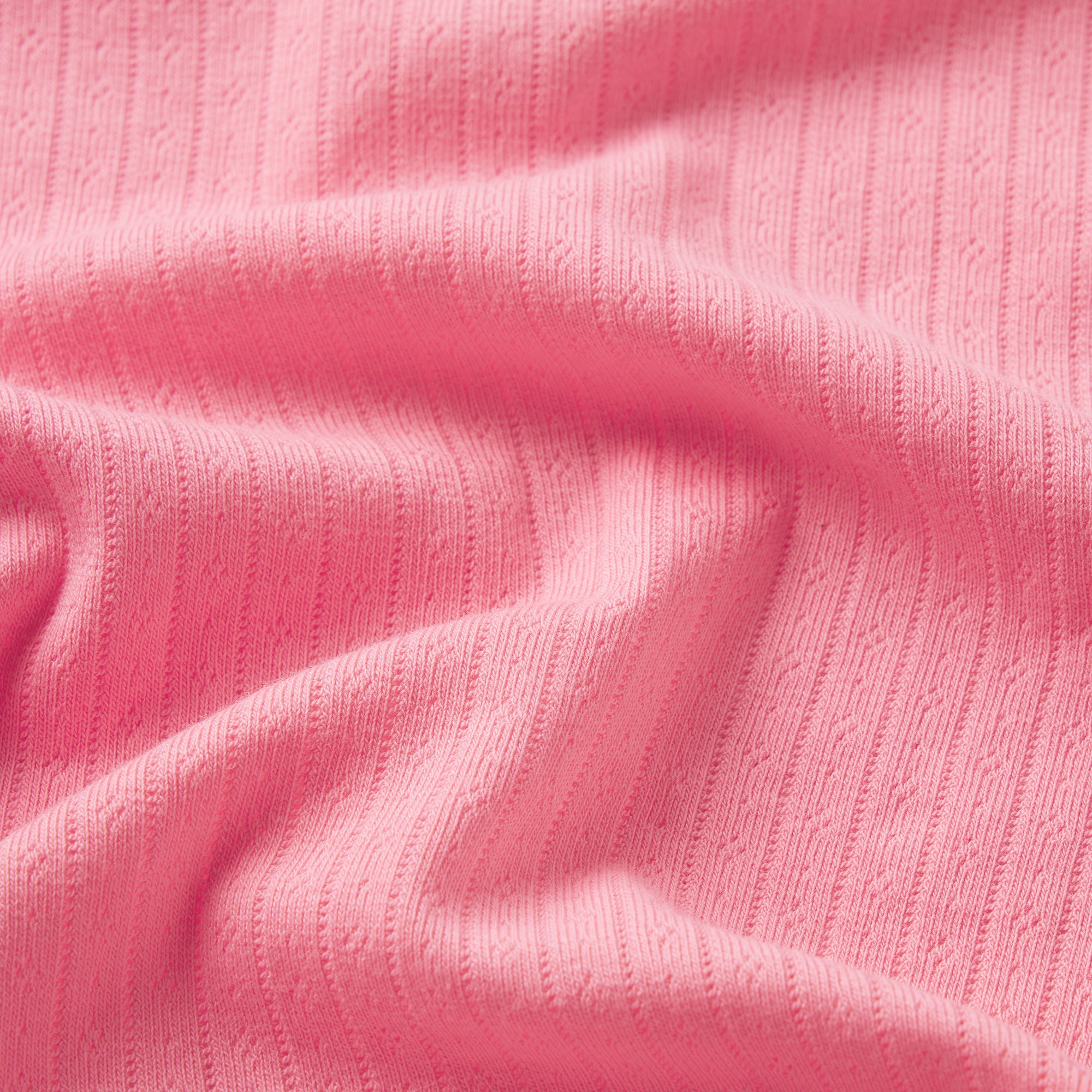 LIGHTWEIGHT COTTON POINTELLE LACE BOY SHORT | MELON TONAL ADDITIONAL FABRIC DETAILS