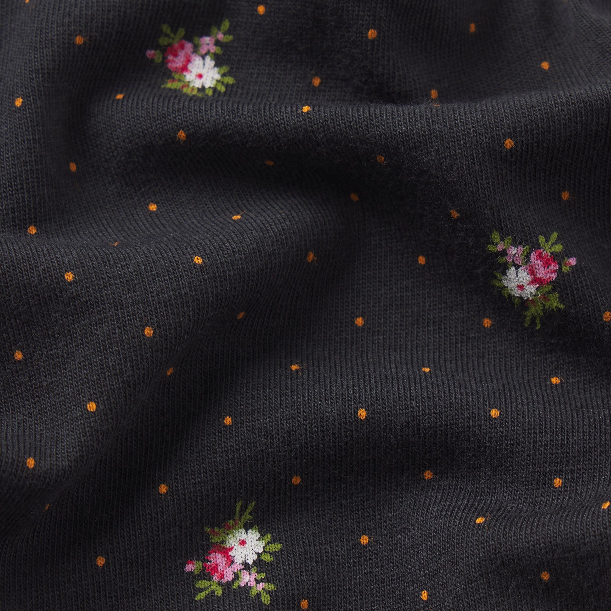 LIGHTWEIGHT COTTON RUCHED BACK HIPSTER 10-PACK | MICRO DOT FLORAL MULTI & LAYS FLAT ON A WHITE BACKGROUND | FLT